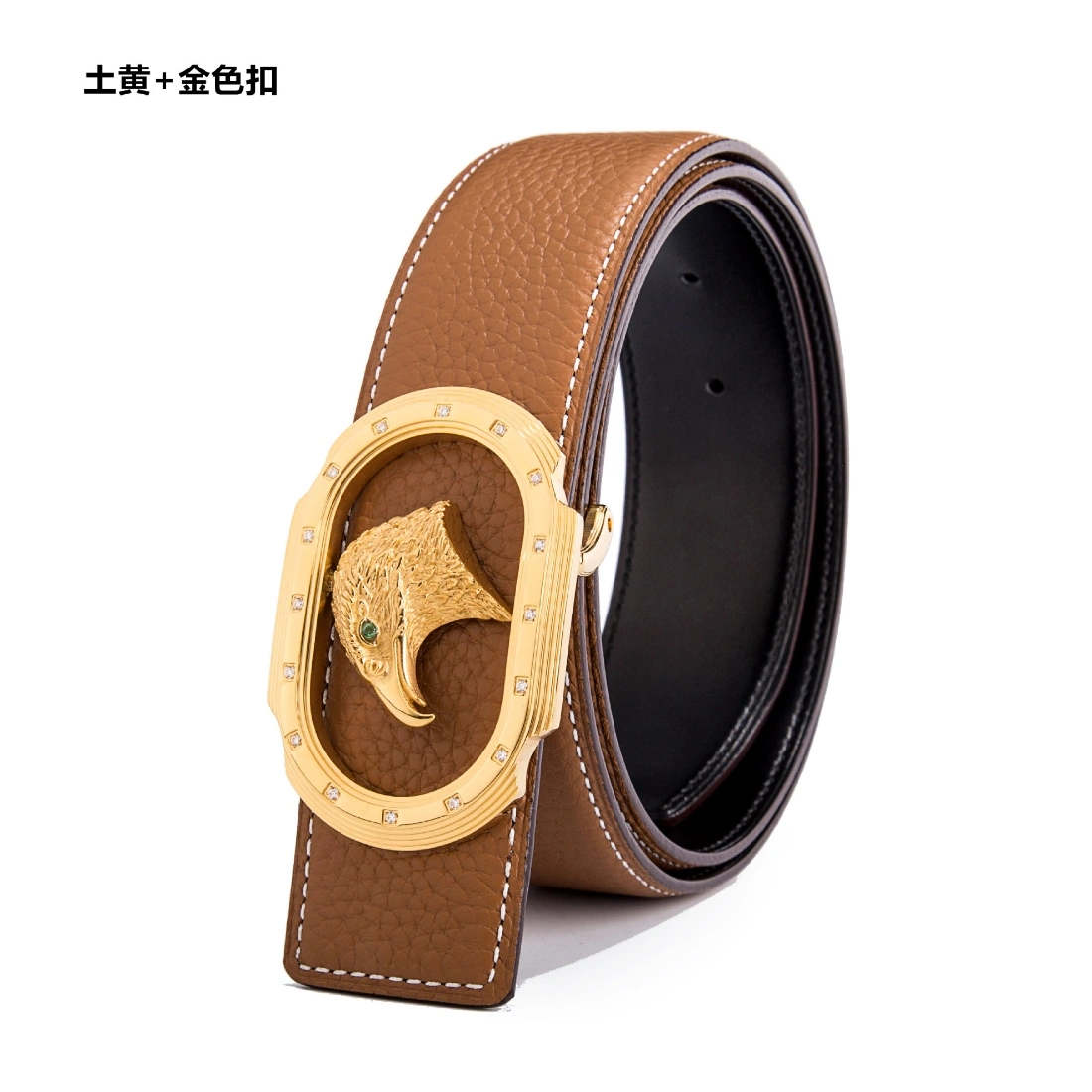 Luxury Designer Waist Genuine Leather Belts (strap reversible use)