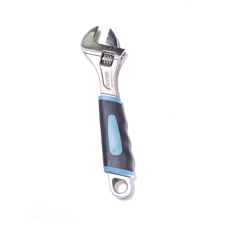 Double Color Handle 12 Inch Adjustable Wrench Forged From High Carbon Steel