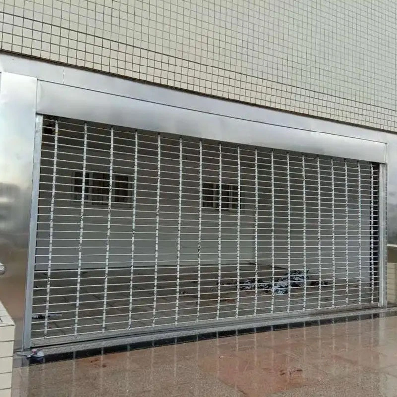 Rodillo de la rejilla de aluminio de seguridad de la puerta de la tienda del obturador para uso comercial