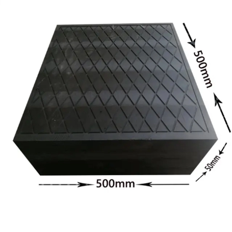 UHMWPE / HDPE Polietileno Outrigger Pad bloques de apoyo para grúa