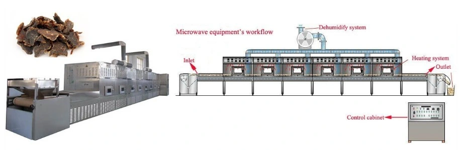 High Quality Electric Oven for Food Retain Freshness and Sterilizationthe Beans Baking Oven Microwave Roaster Popular Design Factory Use Industry Manufacturer