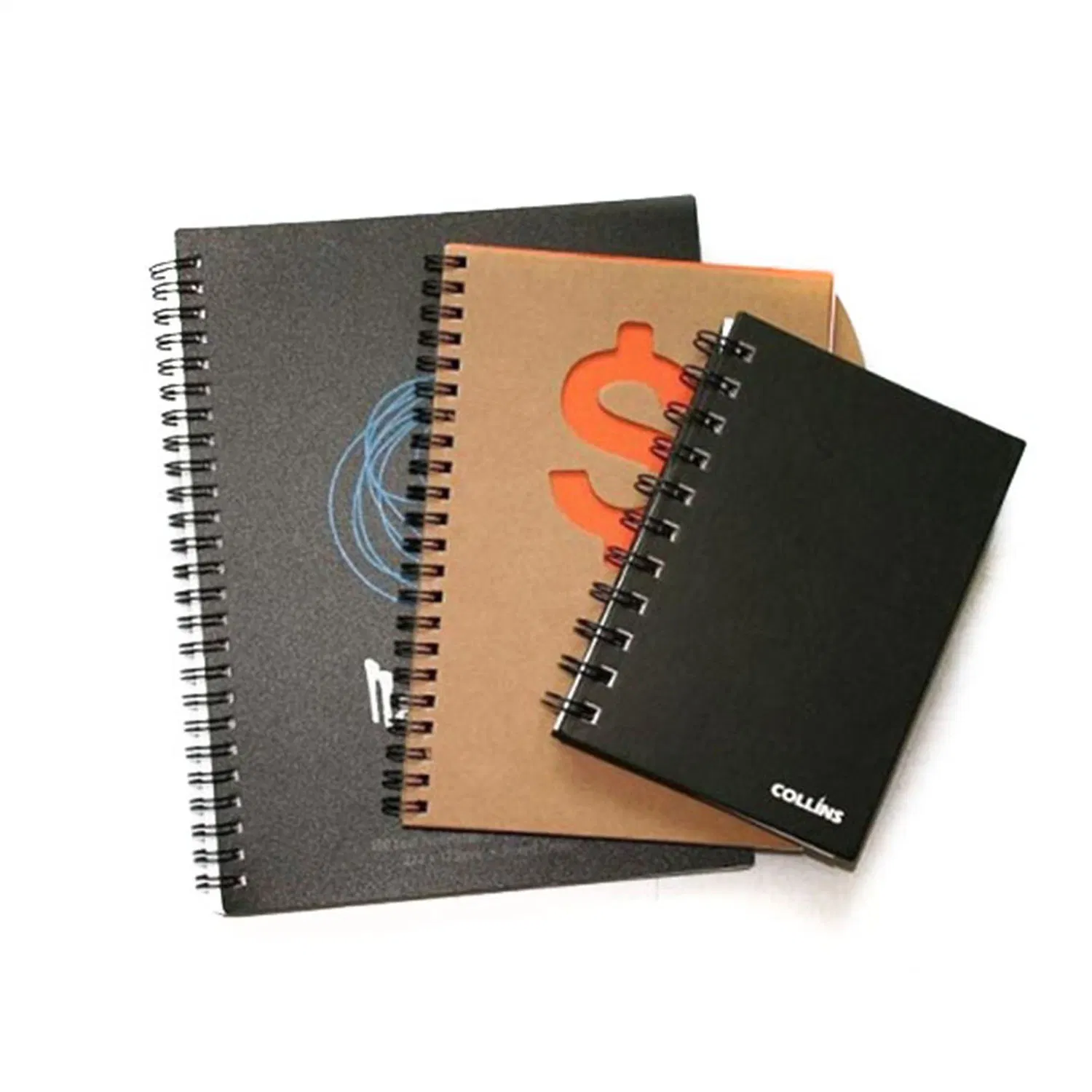 High Quality A5 Paper Cover Metal Wire Binding Journal Planner Spiral Notebook