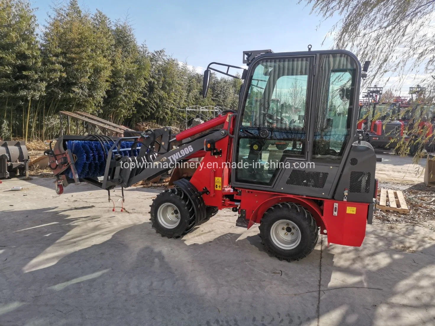 800kg China Articulated Mini Small Compact Front End Wheel Loaders with CE