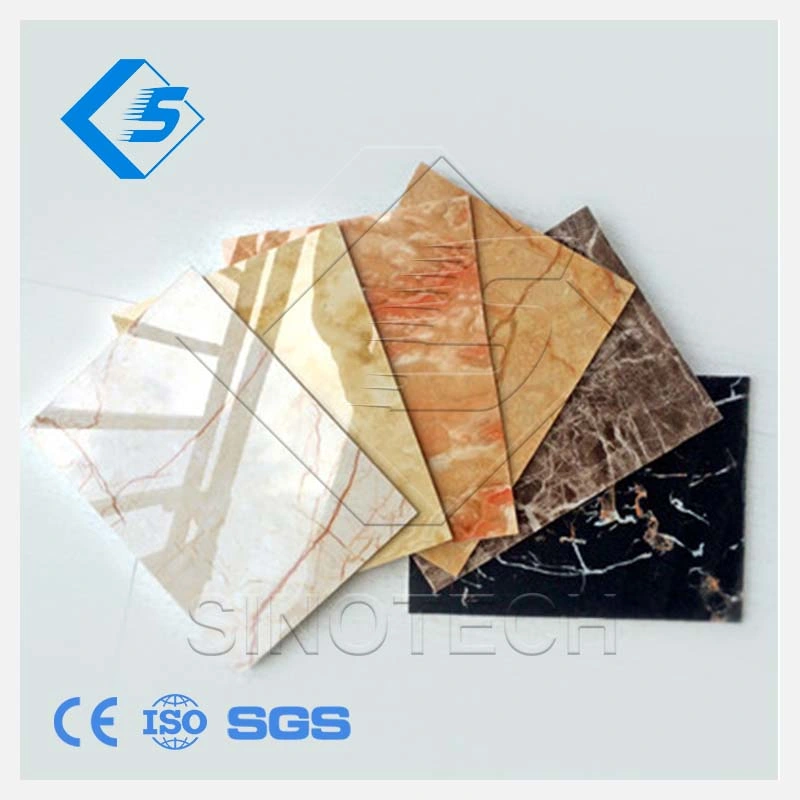 Espuma de PVC Piso China máquina de hacer de la corteza de PVC plástico/PVC imitación de la junta de espuma de piedra de mármol Artificial Piedra de la hoja de extrusión planta