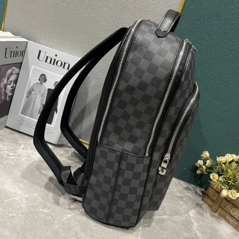 Classic Pattern Letter Print Travel Bag Fashion Waterproof Carry on School Bag Soft Leather Hand Luggage Wholesale/Supplier Backpack