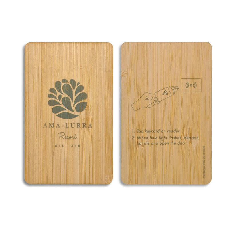 Hot Selling Wood Smart Card 13.56MHz Hotel Access Control Membership Gift Wood Card