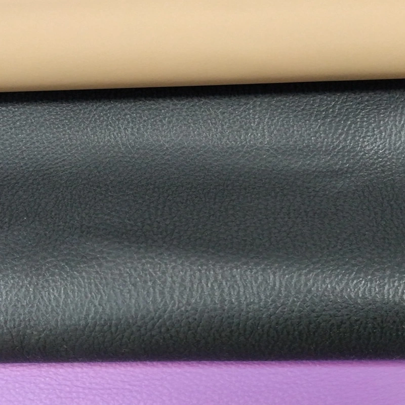 Artificial Silicone Leather for Car Seat Sofa Yacht (HS-S09)