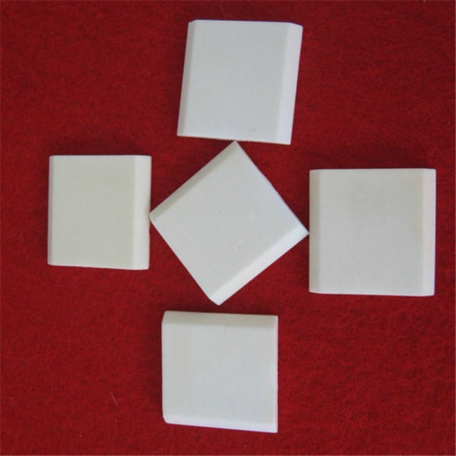 Customized White Al2O3 Chamfer Sheet Wear Resistant Alumina Ceramic Square Plate Insulation High Temperature Resistant Board