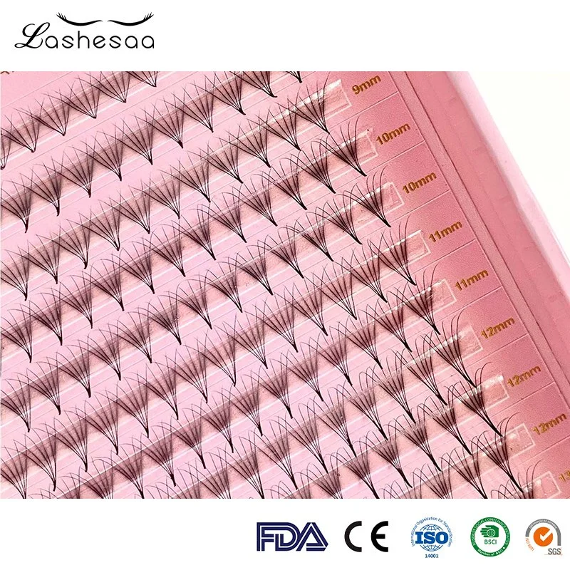 Mengfan China Artificial Eyelashes Supply Hot Selling Styles Eyelashes Extensions Private Label Synthetic Volume Lashes Fans Lashes Pointy Base Pre Made Fans