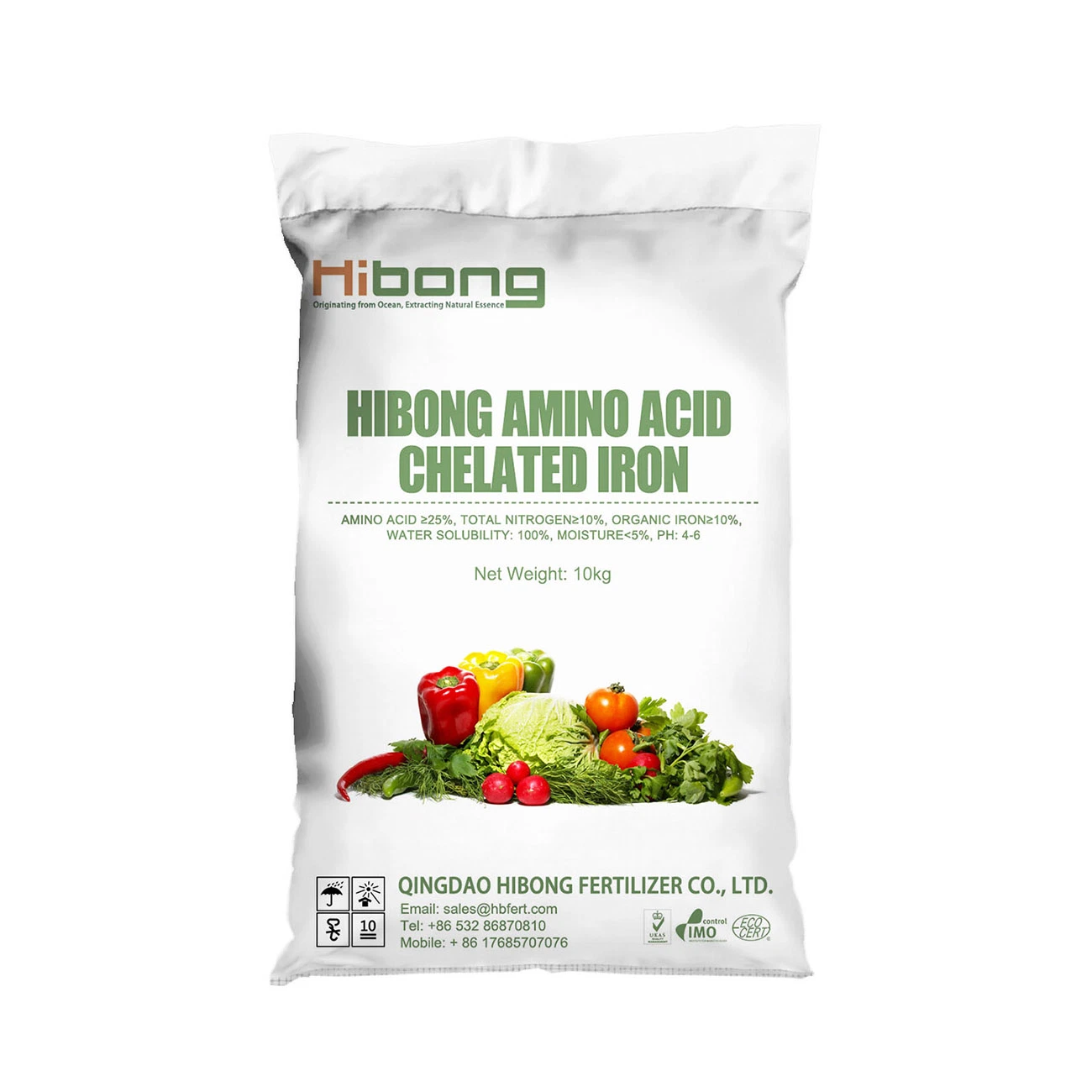 Hibong Agriculture Amino Acid Chelated Iron Organic Fertilizer