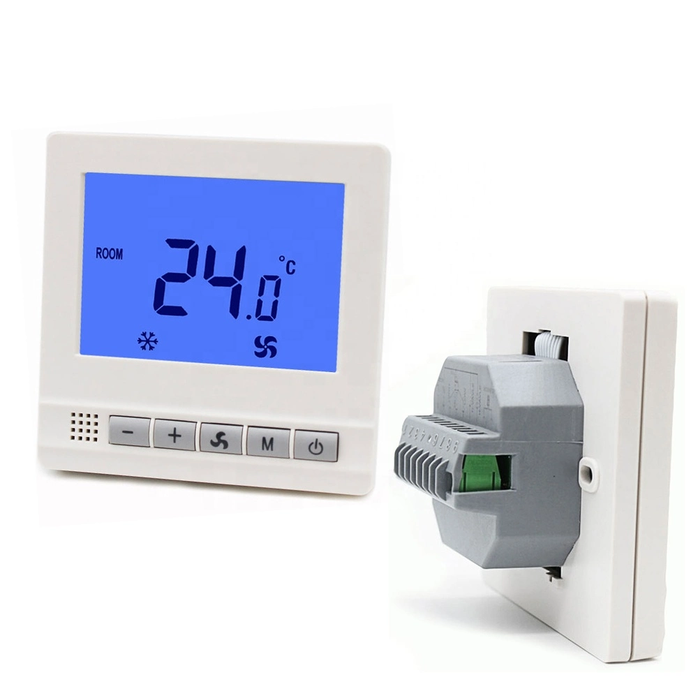 24VAC Fan Coil Room Thermostat 3 Fan Speed Control Digital Temperature Contoller Htw-31-F17