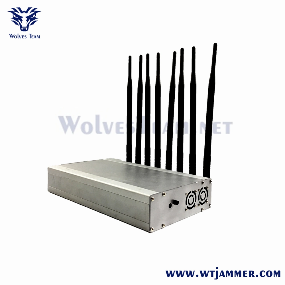 Indoor Cell Phone Prison Jammer 45W Shielding Range Metal Enclosure Housing Device