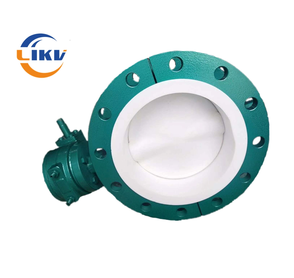 DN80 Gg25/FC200/A126b Ferro fundido válvula de borboleta com flange de accionamento manual Engrenagem sem-fim