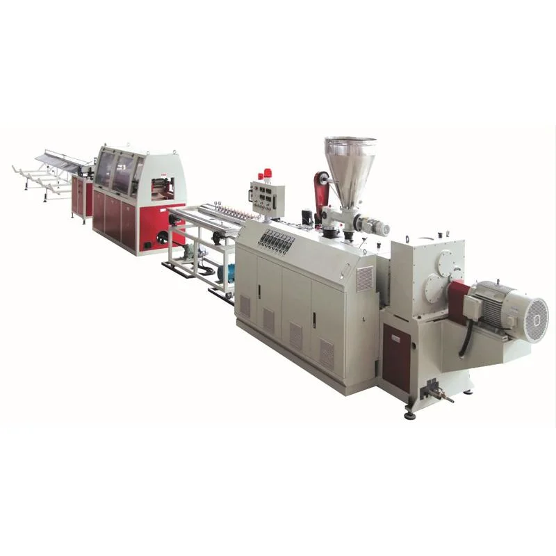 WPC/PVC Door Panel Extrusion Line Plastic Wood Composite Extruder Machine