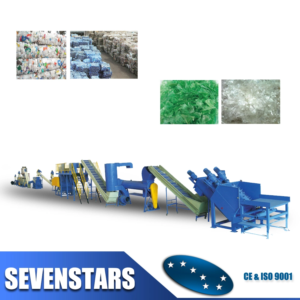 Pet Plastic Flakes / Flasche Recycling Washing Line