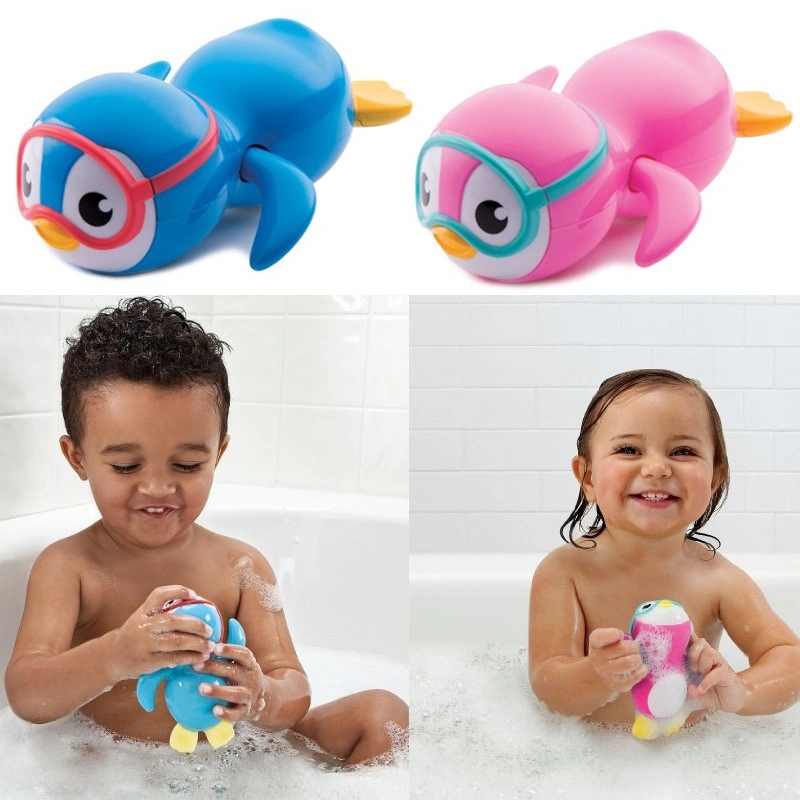 Munchkin Wind up Swimming Penguin Bath Toy, Blue Esg16866