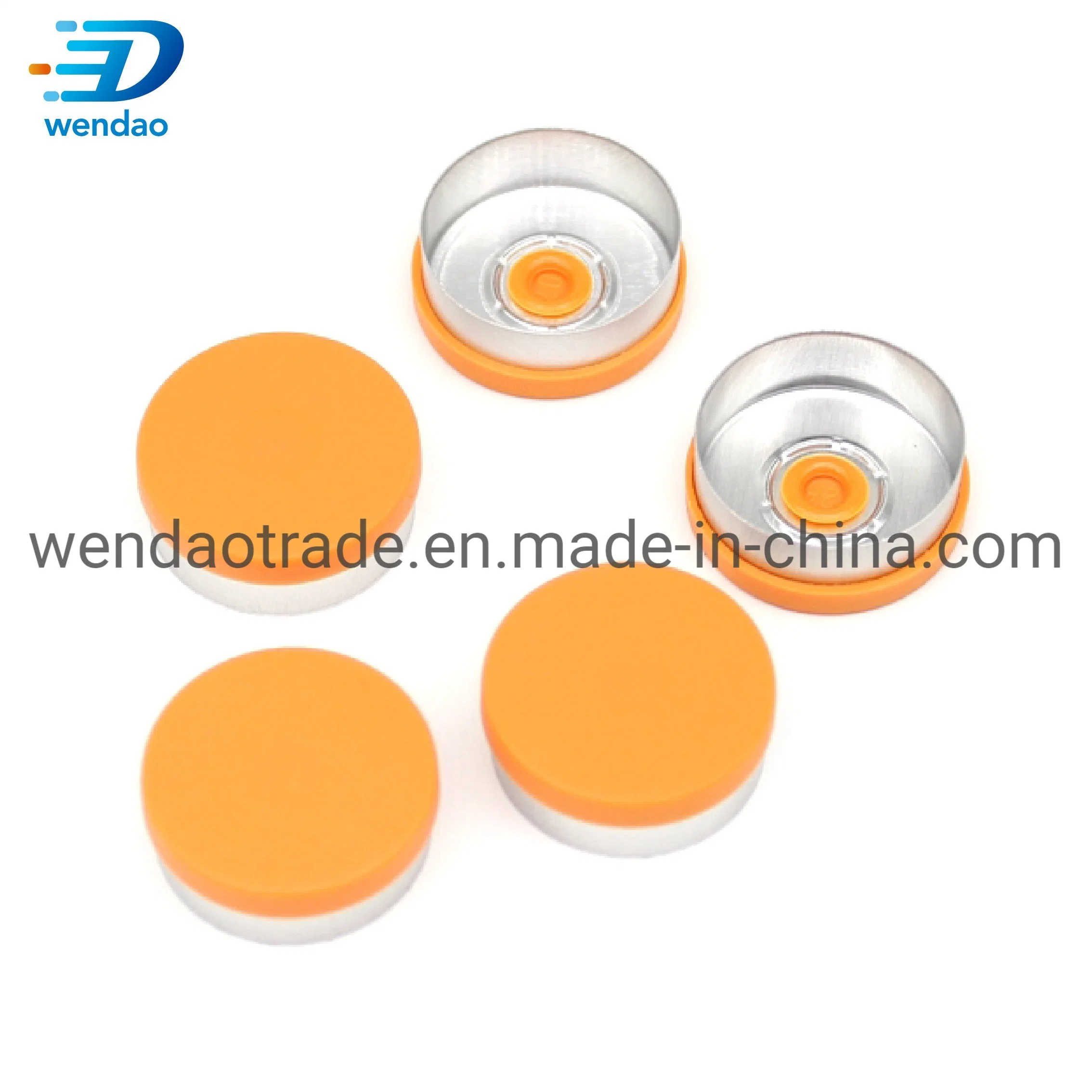 13mm 15mm 20mm Medicinal Aluminum Plastic Flip Tear off Vial Aluminium Caps for Cosmetic Packaging