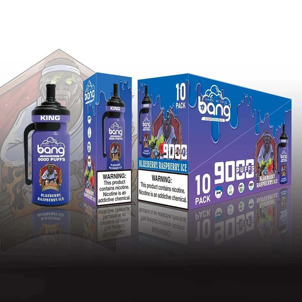 2023 Hot-Selling Vape descartáveis Pen Bang Rei 9000 Banda vs 6000 Bang 10000 Baforadas