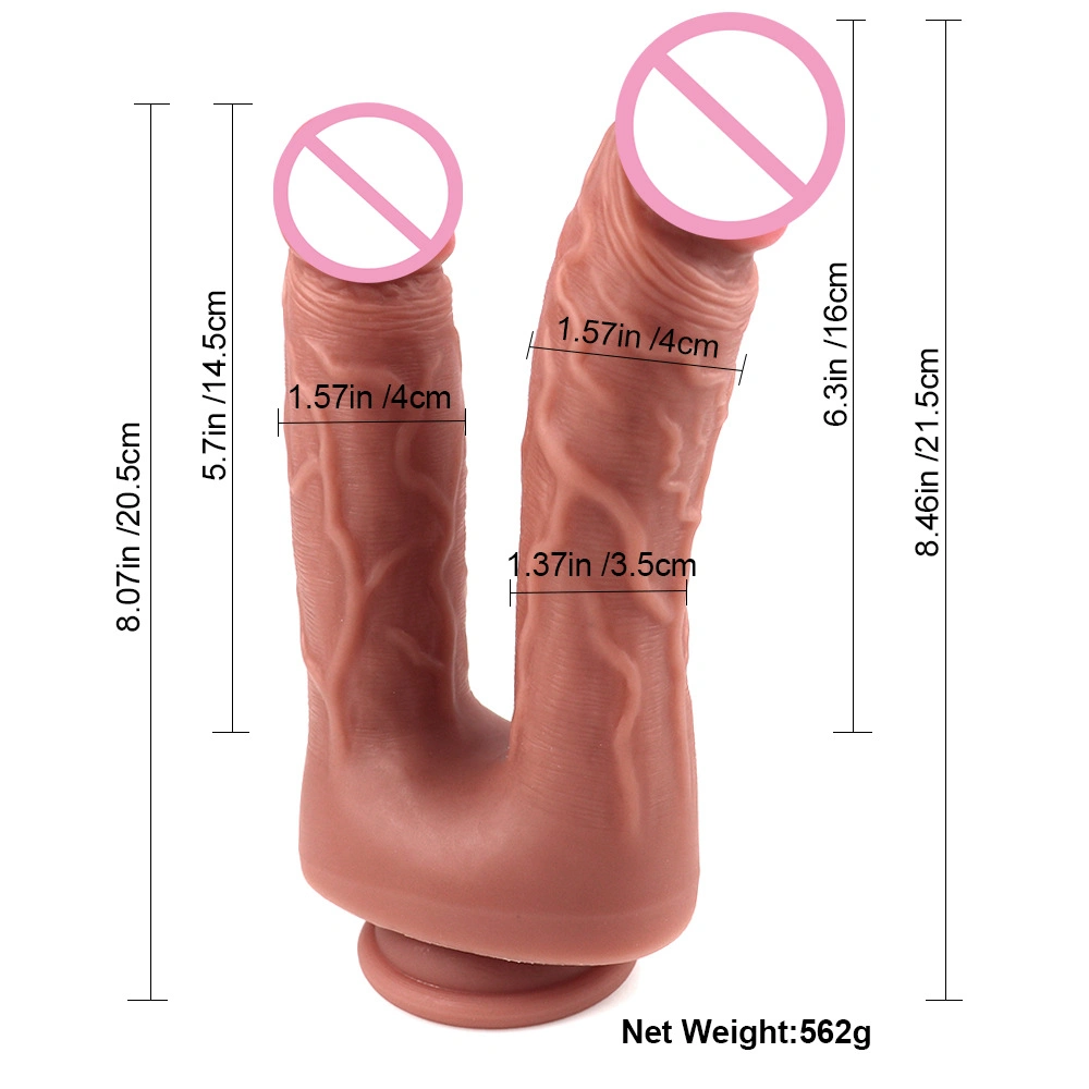 Pantalon de cuir double d'usure Dicks Masturbation unisexe Produits pour adultes des Sex Toys