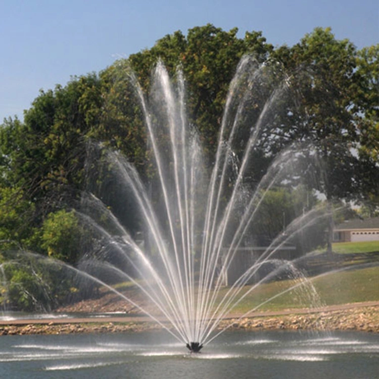 Park Decorative Floating Pool Fountain with Lights