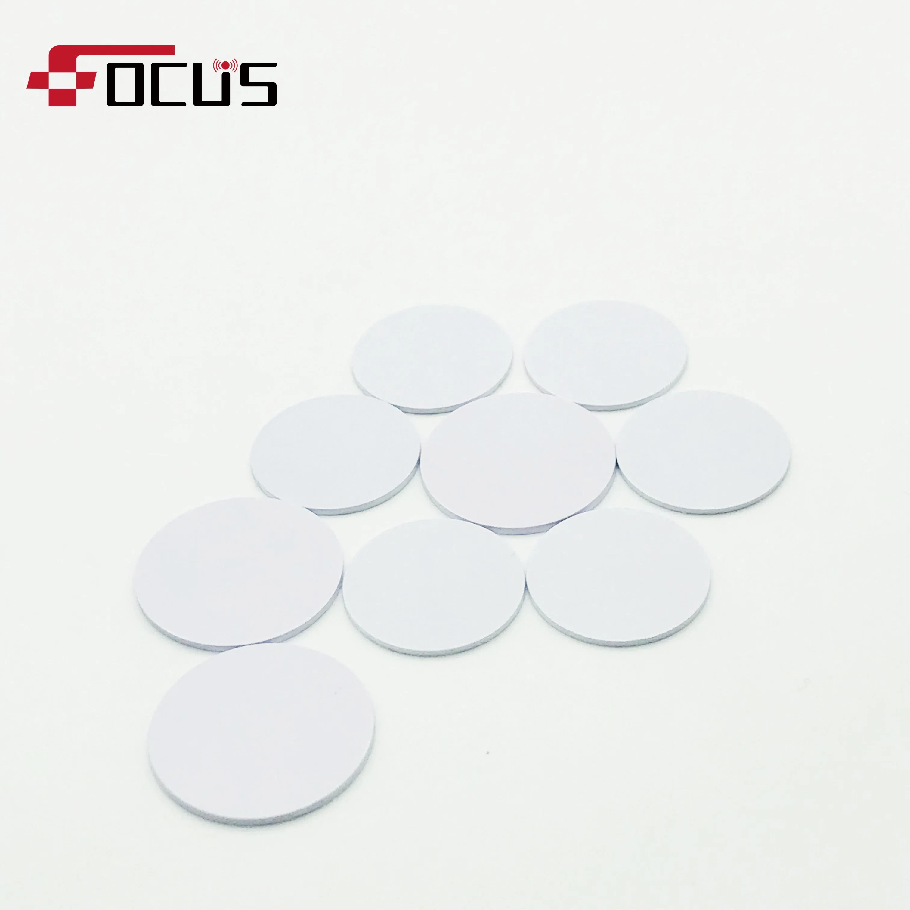 High quality/High cost performance Rewritable 125kHz PVC Token RFID ID Blank Coin Tag