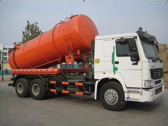 Sinotruk HOWO 10, 000 litres d'aspiration des eaux usées chariot pour le nettoyage des eaux usées de la ville