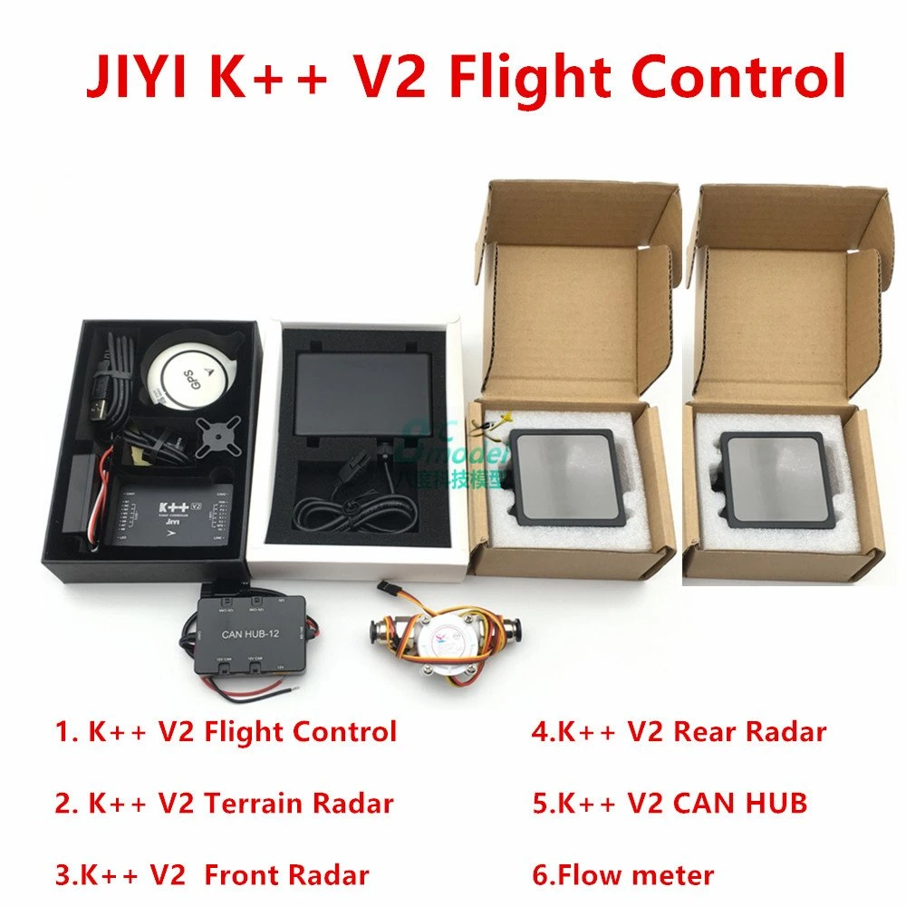 Jiyi K++ V2 Drone Flight Controller Backup Power with Obstacle Avoidance Radar for Agricultural Spraying Drones