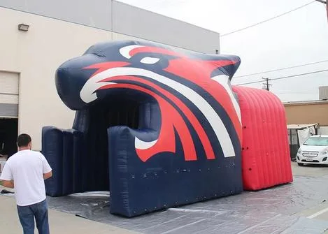 2023 New Red Inflatable Football Entrance Tunnel Dominguez Dons High School