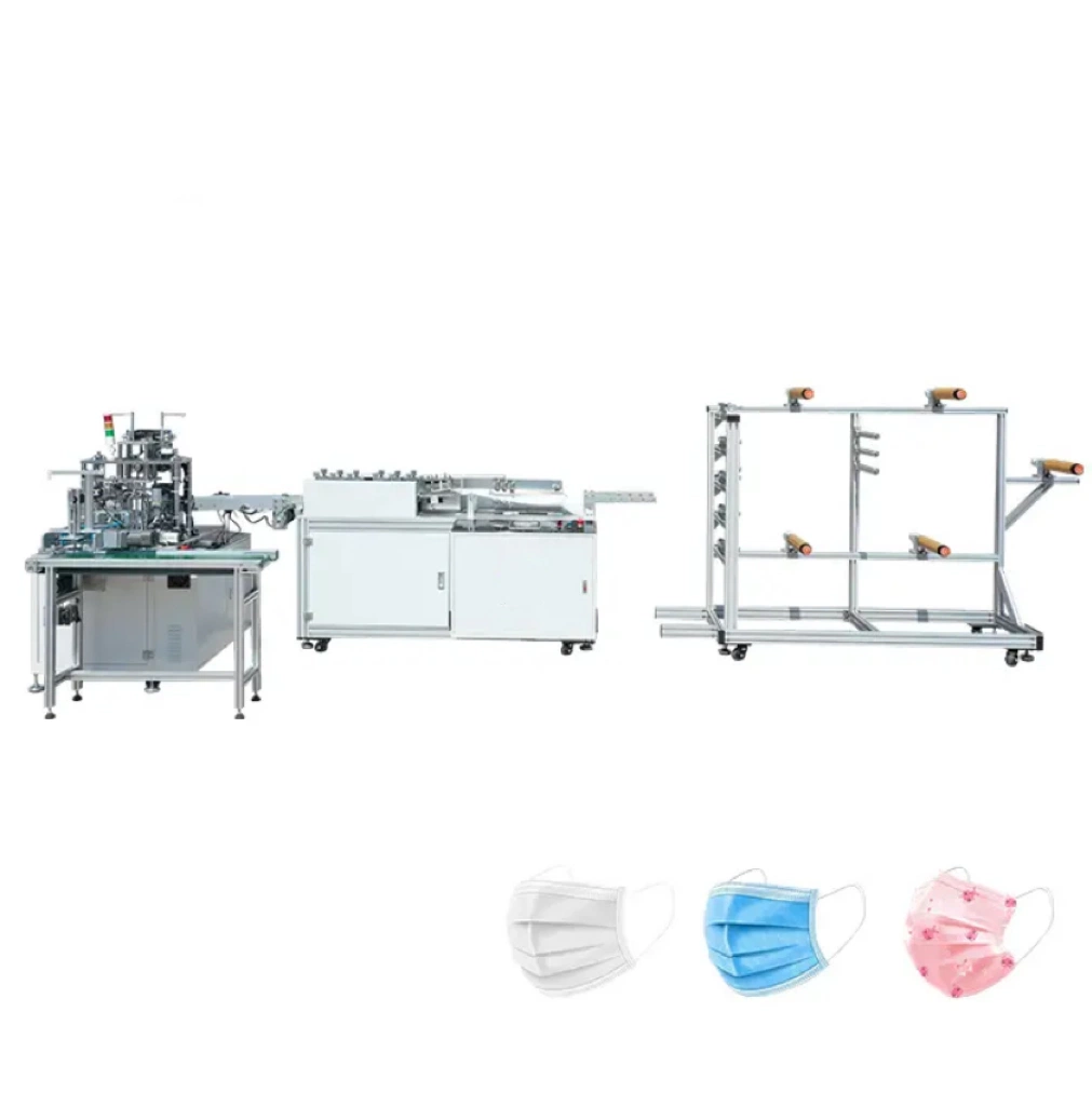 Hot Sale Disposable Surgical Medical Plain Pattern Best Design Flat 3-Ply Disposable Custom Face Mask Making Machine