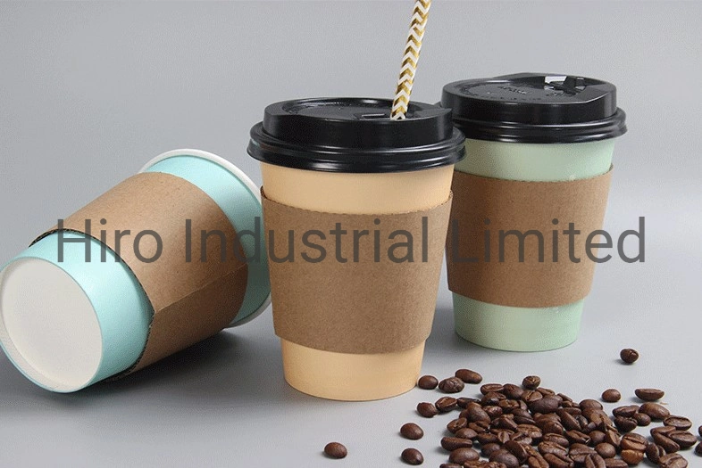 Kraft Paper or Whiteboard Paper Lamilated with Corrugated Paper Cup Sleeve