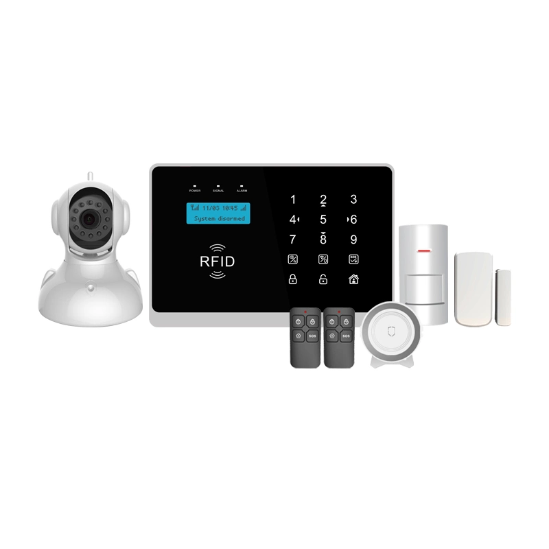 Alta calidad Anti Theft Wireless Home Security Alarm Panel WiFi GSM Alarm System Kit WiFi Tuya APP Control