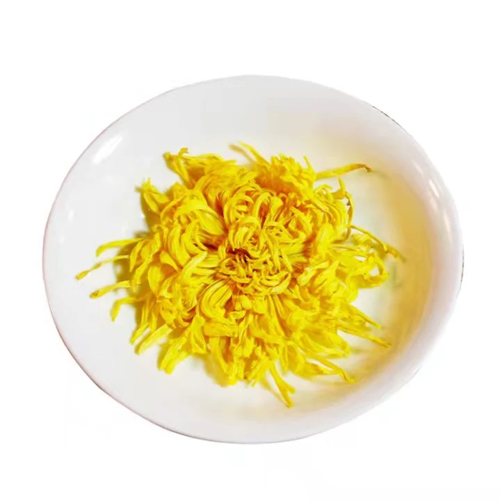 Bulk fragrance dry golden long petals yellow chrysanthemum flower petals tea