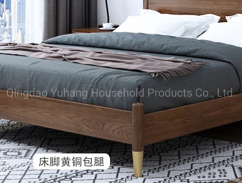 Nordic Light Luxury Wood Bed High Pressure Box Storage Bed M-X4028