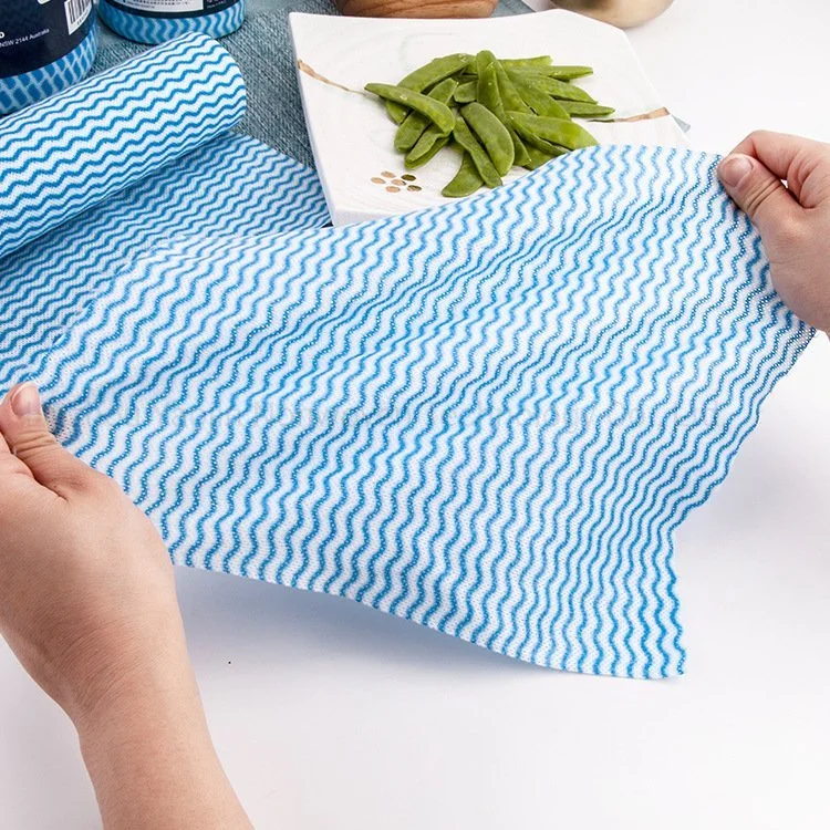 New Eco-Friendly Disposable Kitchen Cleaning Towels Non Woven Dish Cloth Supplier