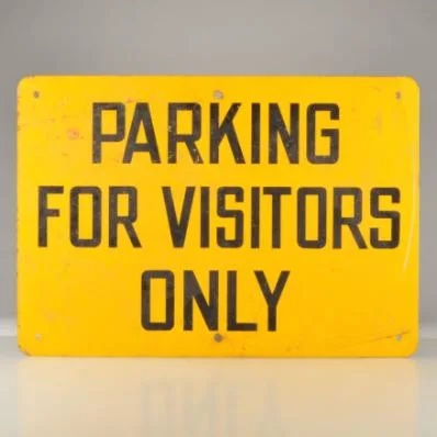 Stainless Steel Parking Signage Parking and Traffic Signs for Airport Hotel