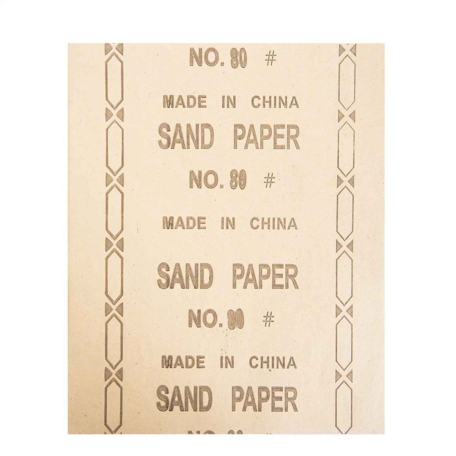 Zhongtai Abrasive Wood Sandpaper Good Quality 10 PCS/Bag