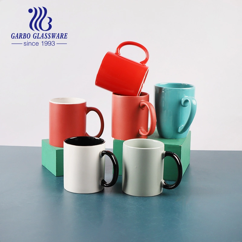 10oz 12oz 13oz Custom Color Glazed Ceramic Mug Porcelain Coffee Tea Mug