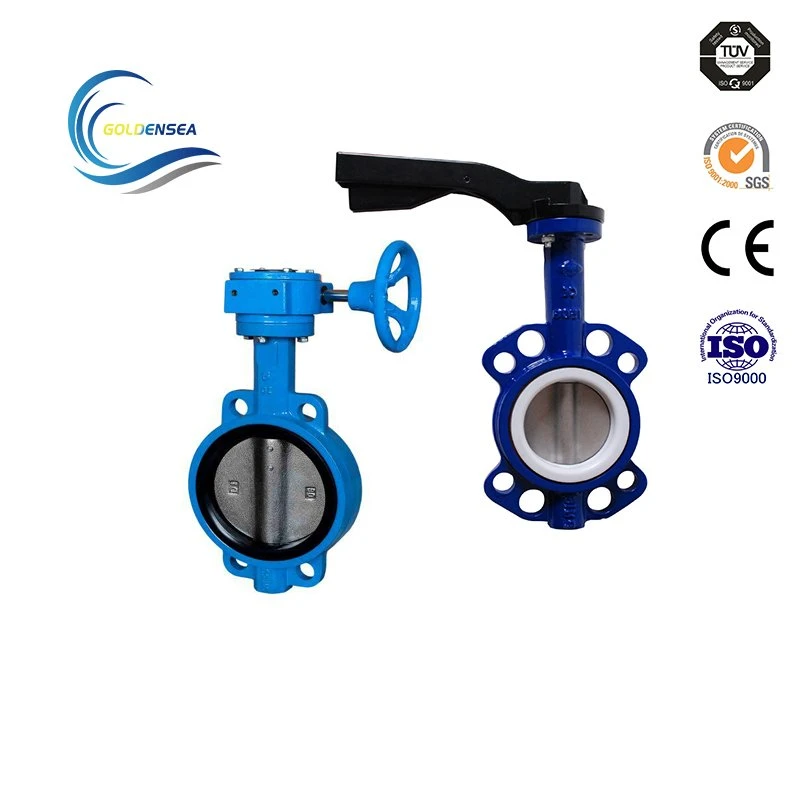 Pn16 Standard Cast Steel Wafer EPDM Control Butterfly Valve Pn16