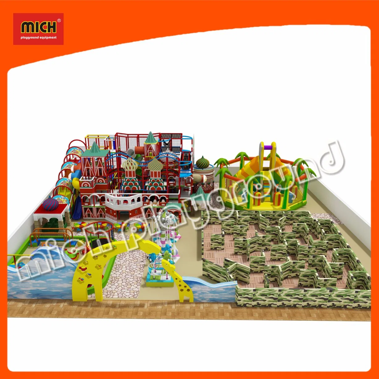 Mich Soft Maze Indoor Playground for Kids Playground