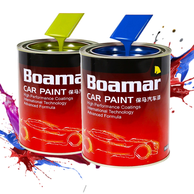 Boamar Auto Pintura pintura automotiva 2K acabamento Sistema de Mistura de fornecedor para repintura automotiva pintura de automóveis