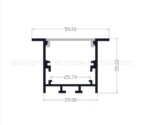 Venta caliente colgante/Hangling 5035 Perfil de aluminio LED de luz LED