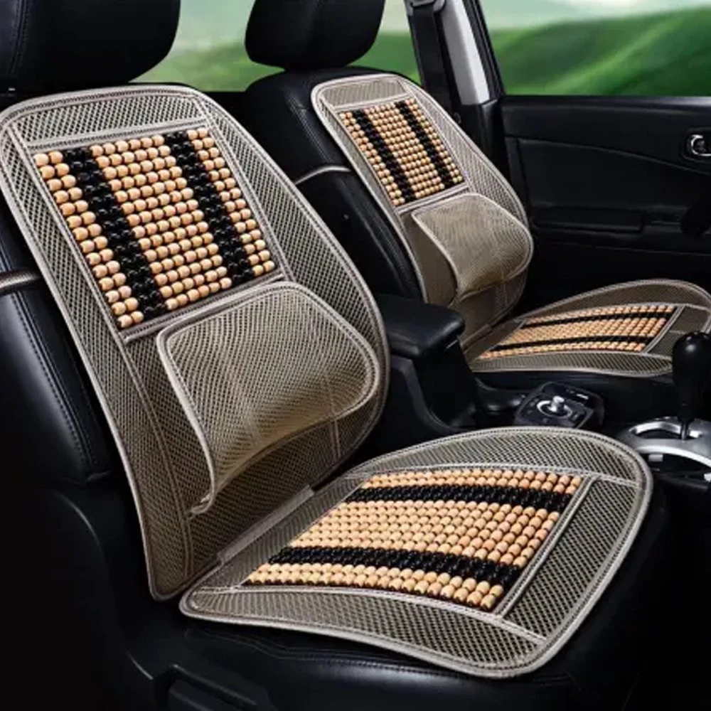 Cheapest Car Parts Massage Breathable Cool Waterproof Color Car Wooden Seat Cushion Cover