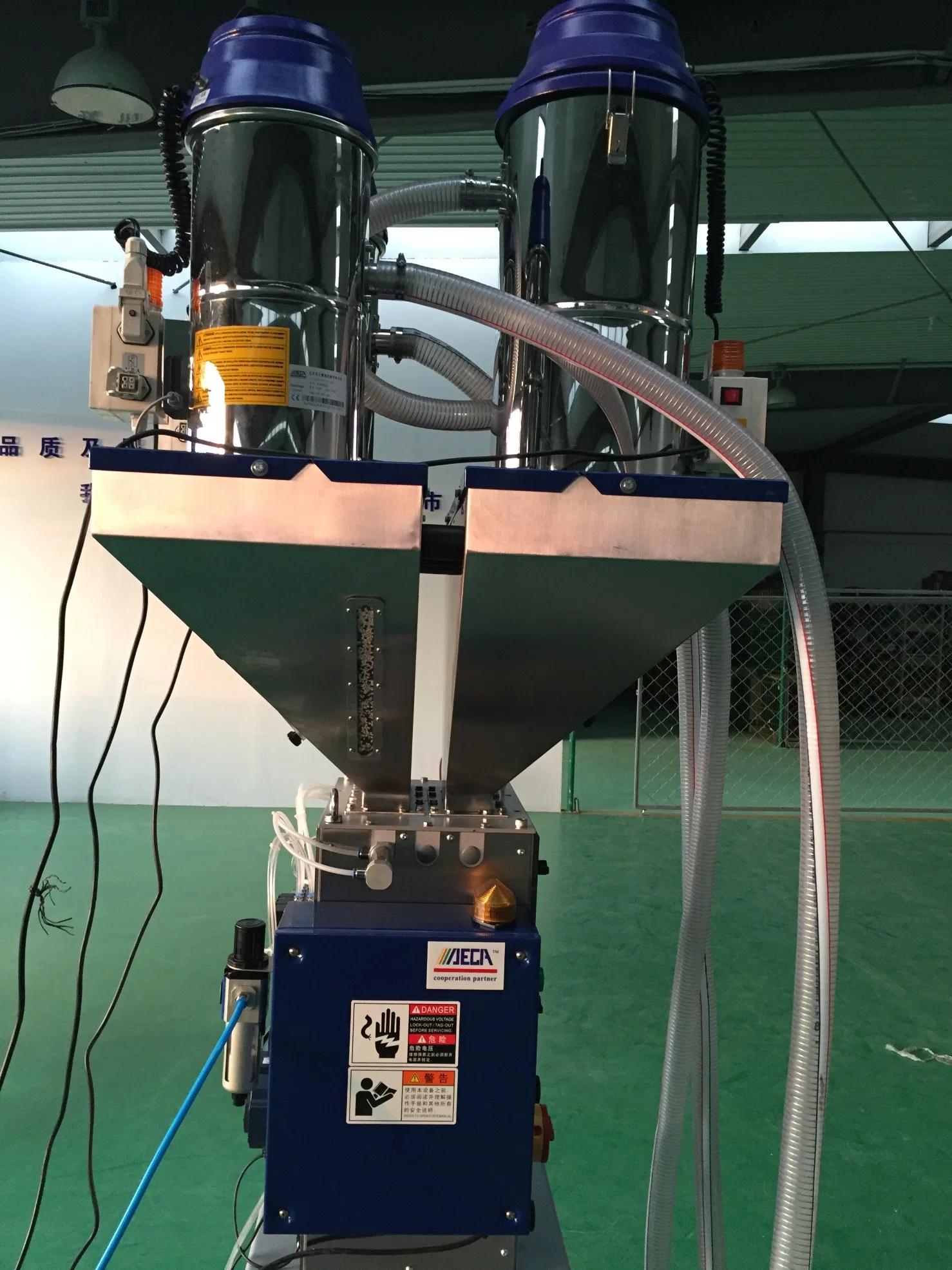 Weigh Scale Mixing Blenders Equipment Plastic Material Mixing