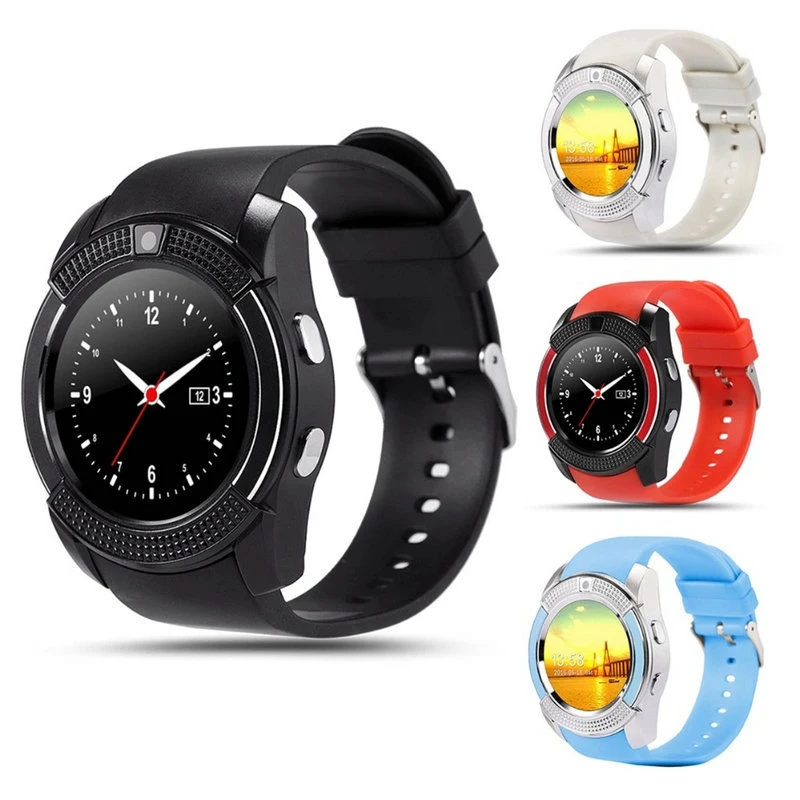 2023 X6 V8 Bt 2g carte SIM appel téléphonique mobile Smart Watch X6 avec bracelet d'appareil photo Fitness Tracker poignet pour Écran tactile Android iOS