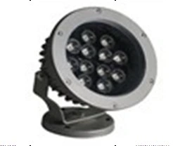 Projetor de LED, Farol, Farol redondo de 12 W, iluminação externa