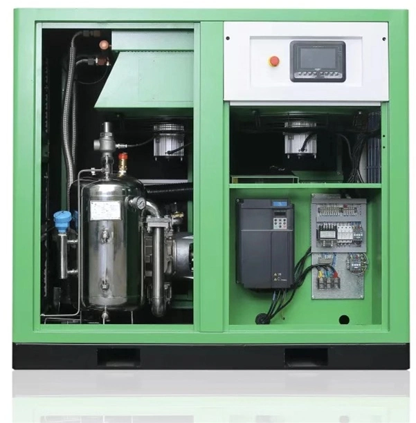 Best Price 30% High Energy Saving Rotary Single Screw Type Oilless Air Compressor 7.5kw-45kw 8-30 Bar 100% Oil Free General Industrial Equipment