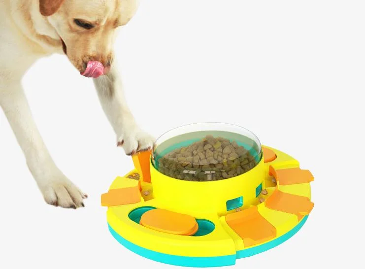 Nuevo diseño plástico Pet producto juguetes de perro para mejorar la inteligencia