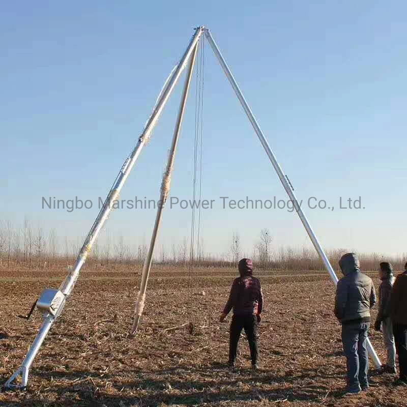 Electric Power Aluminum Alloy Tubular A-Shape Lattice Mast Tower Gin Pole