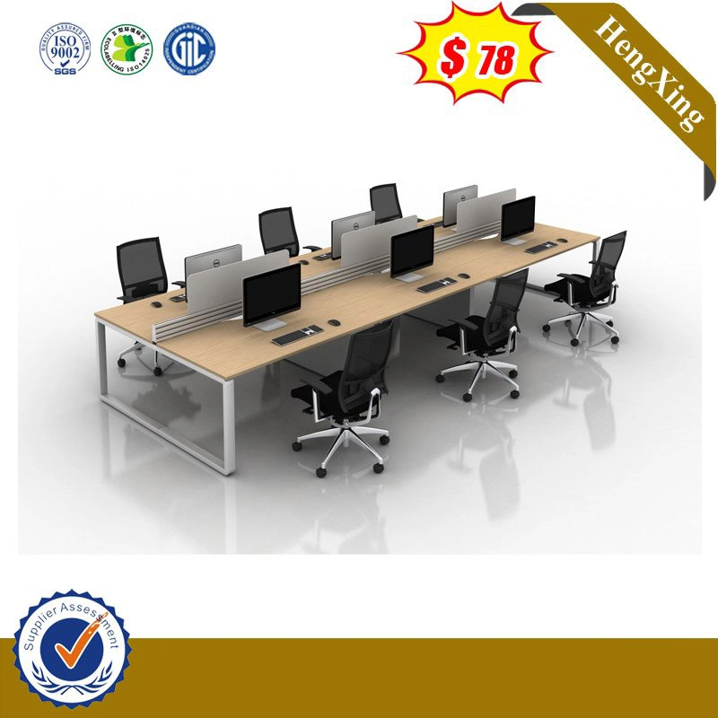 Diseño simple&#160;Mesa de la estación de trabajo de la partición de la Oficina mesa para 6 persona