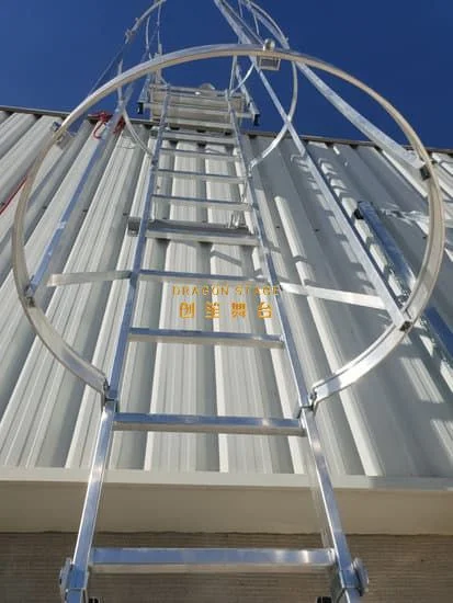 China Brand Marine Aluminum Step Ladders with Handrail